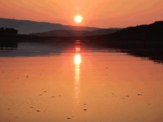 Sunset in Portavadie