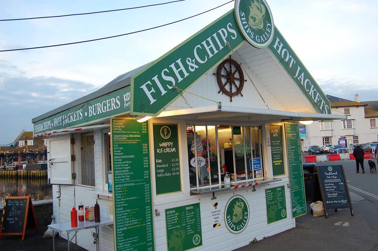 Traditional fish and chips