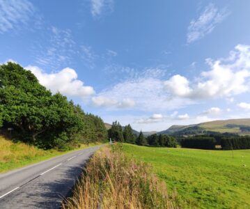 Road network in Scotland