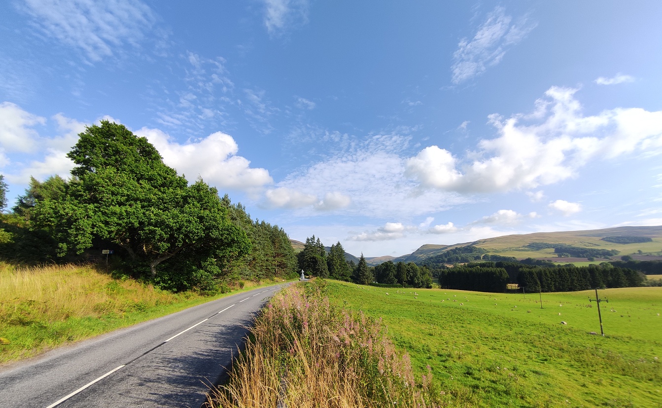 Road network in Scotland