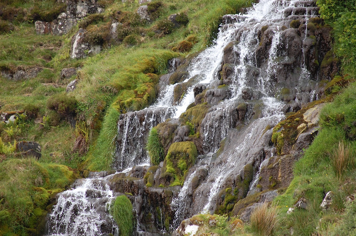 One of tiny waterfalls on Skye