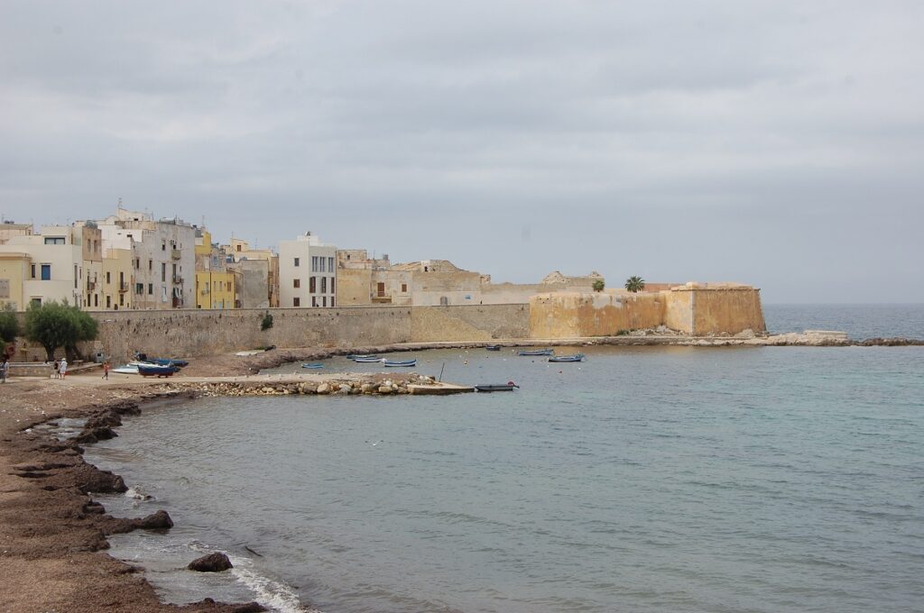 Coast in eastern Sicily