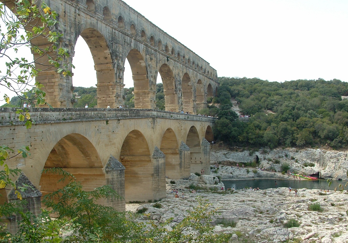 Pont du Gard Roman aqueduct
