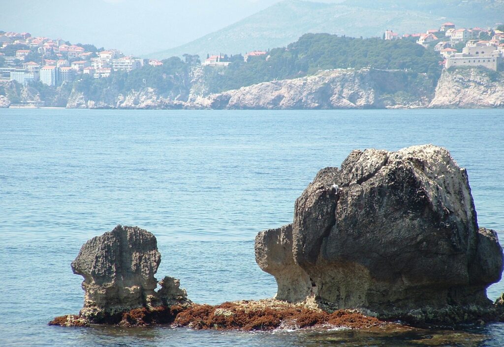 Rocks near Lokrum Island