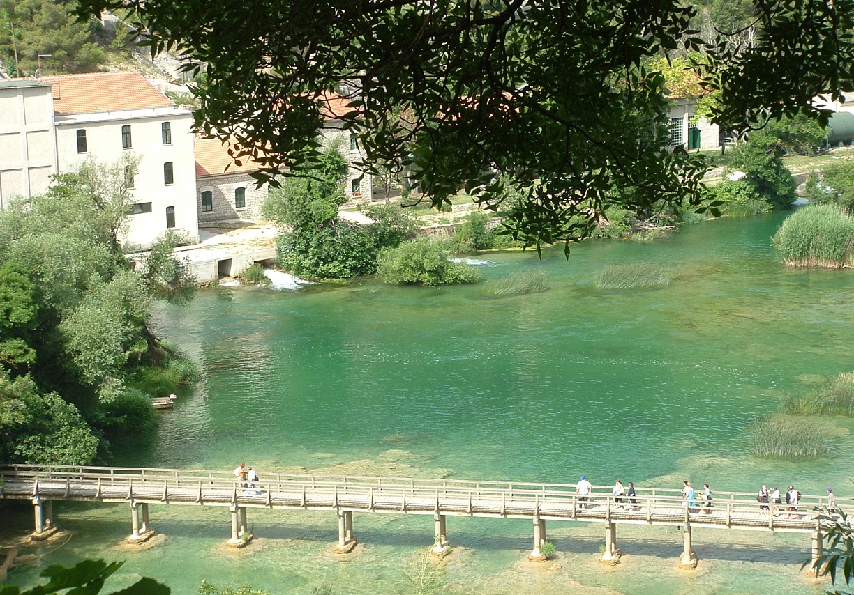 Lower lake in Krka National Park