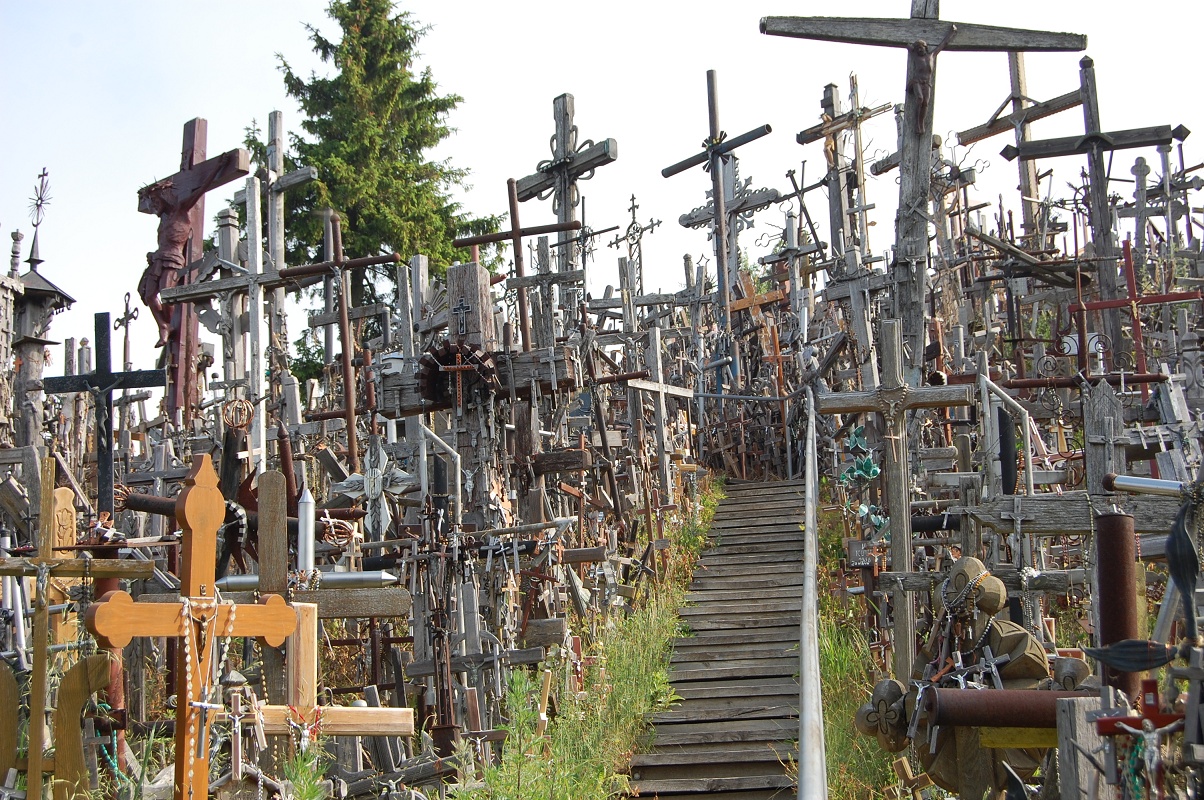 Hill of Crosses near Siauliai, Lithuania