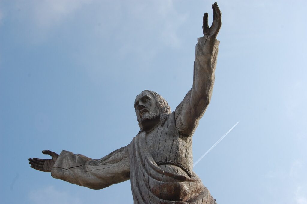 Statue on the Hill of Crosses