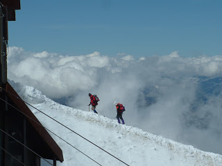 Alpine glacier near Chamonix