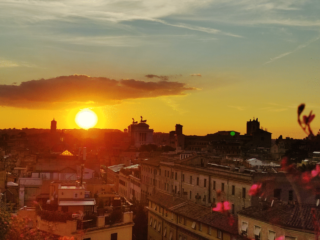 Sunset over Rome