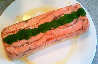 Salmon terrine