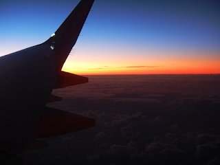Sunset in the sky