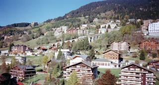 Village in Swiss Alps